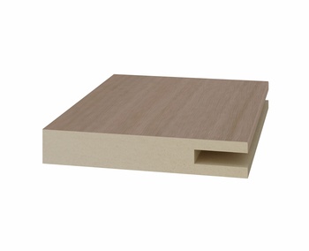 Добор телескоп. 1 паз Optima Porte 60*10*2070мм. ЭКО-шпон Ясень тёмный