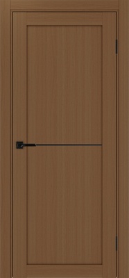 Межкомнатная дверь optima porte Турин 502АПП молдинг SB.11 ЭКО-шпон Орех NL