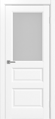 Межкомнатная дверь optima porte Тоскана Neo 631.121 ЭКО-шпон Белый снежный