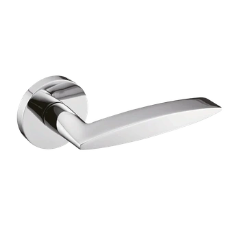 Дверная ручка из латуни CITY collection E021 золото, хром