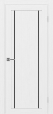 Межкомнатная дверь optima porte Турин 522AППSB.111 ЭКО-шпон Белый лёд