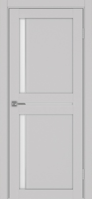 Межкомнатная дверь optima porte Турин 523АПС молдинг SC.221 ЭКО-шпон Пепельный