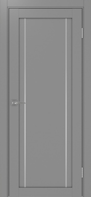 Межкомнатная дверь optima porte Турин 522AППSC.111 ЭКО-шпон Серый