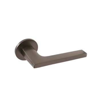 Дверная ручка из латуни CITY collection Е026 черный, серый