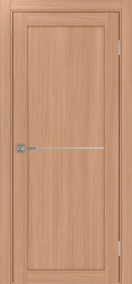 Межкомнатная дверь optima porte Турин 502АПП молдинг SC.11 ЭКО-шпон Ясень тёмный