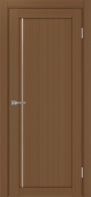 Межкомнатная дверь optima porte Турин 565АПП молдинг SC.11 ЭКО-шпон Орех NL