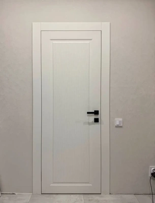 Межкомнатная дверь Trend Т1 ДГ Ostium, белый матовый