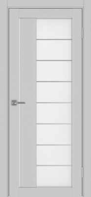 Межкомнатная дверь optima porte Турин 524АСС молдинг SC.22 ЭКО-шпон Пепельный