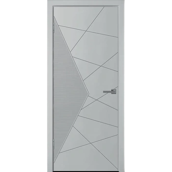 Межкомнатная Wanmark дверь Синди-2 РАЛ7047 эмаль ДГ