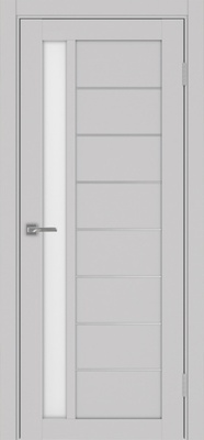 Межкомнатная дверь optima porte Турин 554АПП молдинг SC.21 ЭКО-шпон Пепельный