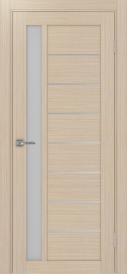 Межкомнатная дверь optima porte Турин 554АППSC.21 ЭКО-шпон Дуб беленый FL