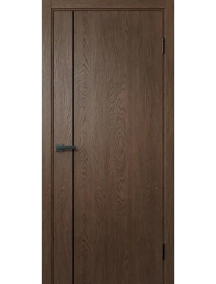 Межкомнатная дверь Wanmark Скай-10 М1 текстура орех с врезкой