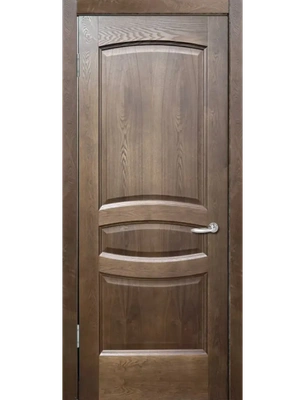 Межкомнатная дверь Wanmark Шпон ДГ Агата (вогнутая калёвка) дуб миндаль