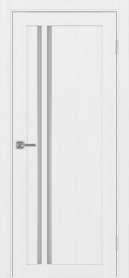 Межкомнатная дверь optima porte Турин 525АПСSC.121 ЭКО-шпон Белый лёд