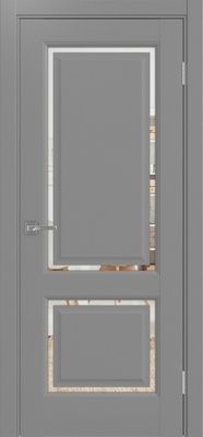 Межкомнатная дверь optima porte Тоскана Neo 602С.2121 ЭКО-шпон Серый