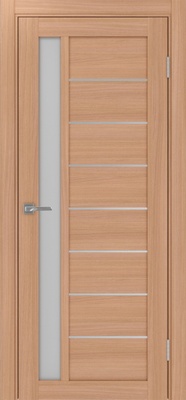 Межкомнатная дверь optima porte Турин 554АППСЦ.21 ЭКО-шпон Ясень тёмный