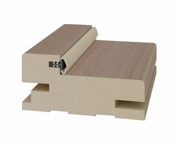 Стойка коробки телескоп Optima Porte 65*30*2070мм. ЭКО-шпон Ясень тёмный 