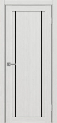 Межкомнатная дверь optima porte Турин 522AППSB.111 ЭКО-шпон Ясень серебристый