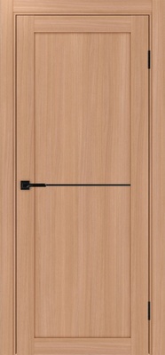 Межкомнатная дверь optima porte Турин 502АПП молдинг SB.11 ЭКО-шпон Ясень тёмный