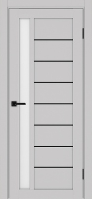 Межкомнатная дверь optima porte Турин 554АПП молдинг SB.21 ЭКО-шпон Пепельный