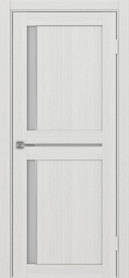 Межкомнатная дверь optima porte Турин 523АПСSC.221 ЭКО-шпон Ясень серебристый