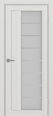 Межкомнатная дверь optima porte Турин 524АССSC.22 ЭКО-шпон Ясень серебристый