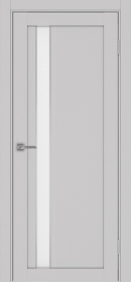 Межкомнатная дверь optima porte Турин 528AПС молдинг SC.121 ЭКО-шпон Пепельный