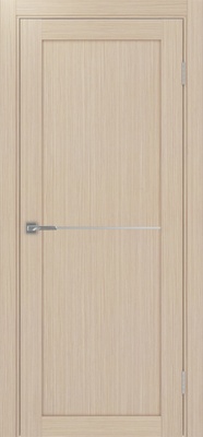 Межкомнатная дверь optima porte Турин 502АПП молдинг SC.11 ЭКО-шпон Дуб беленый FL