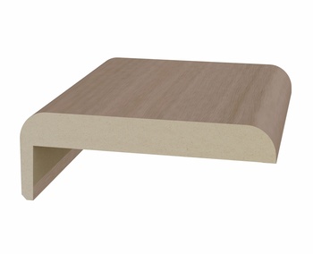 Наличник плоский телескоп Optima Porte 75*10*2150мм ЭКО-шпон Ясень тёмный