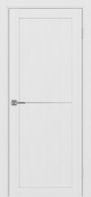 Межкомнатная дверь optima porte Турин 502АПП молдинг SC.11 ЭКО-шпон Белый лёд