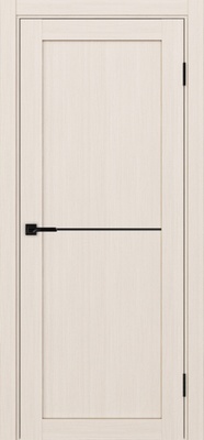 Межкомнатная дверь optima porte Турин 502АПП молдинг SB.11 ЭКО-шпон Ясень перламутровый