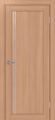 Межкомнатная дверь optima porte Турин 566АПП молдинг SC.111 ЭКО-шпон Ясень тёмный