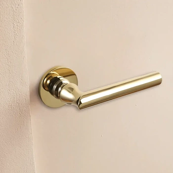 Дверная ручка из латуни CITY collection G035 золото