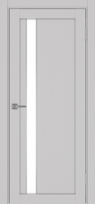 Межкомнатная дверь optima porte Турин 528AПП молдинг SC.121 ЭКО-шпон Пепельный