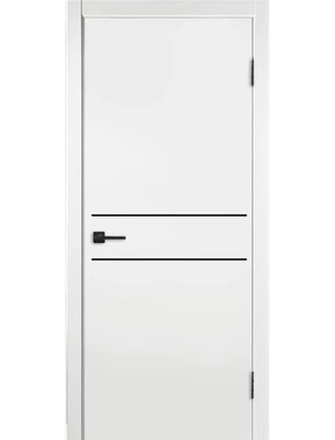 Межкомнатная дверь Адема Акцент 2 в цвете арктик