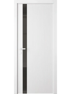 Межкомнатная дверь Адема Мальта в цвете эмалит белый