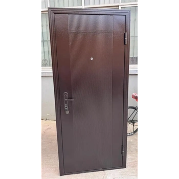 Входная дверь Е-трейд 5 см мет/мет Штамп Антик