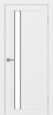 Межкомнатная дверь optima porte Турин 528AППSB.121 ЭКО-шпон Белый лёд