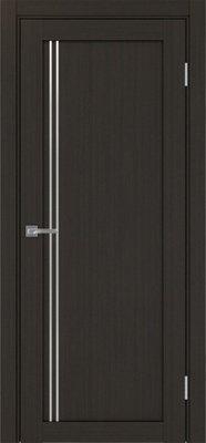 Межкомнатная дверь optima porte Турин 566АПП молдинг SC.111 ЭКО-шпон Венге FL