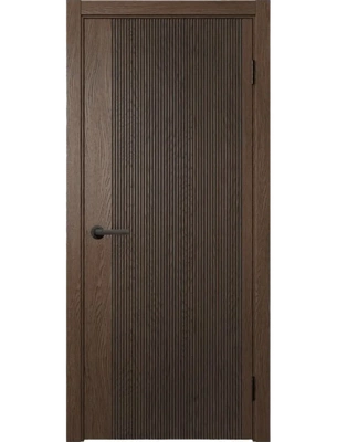Межкомнатная дверь Wanmark Синди-5 ДГ текстура орех с врезкой