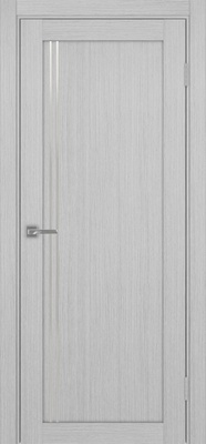 Межкомнатная дверь optima porte Турин 566АПП молдинг SC.111 ЭКО-шпон Дуб серый FL