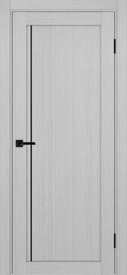 Межкомнатная дверь optima porte Турин 565АПП молдинг SB.11 ЭКО-шпон Дуб серый FL
