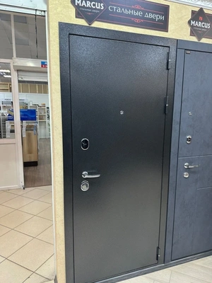 Входная дверь Маркус МАЛЬТА 3К бетон снежный ДГ