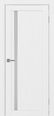 Межкомнатная дверь optima porte Турин 527АПСSC.121 ЭКО-шпон Белый лёд
