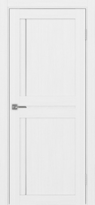 Межкомнатная дверь optima porte Турин 523АППSC.111 ЭКО-шпон Белый лёд