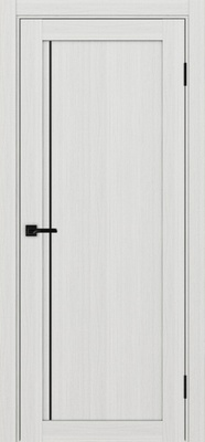 Межкомнатная дверь optima porte Турин 565АПП молдинг SB.11 ЭКО-шпон Ясень серебристый