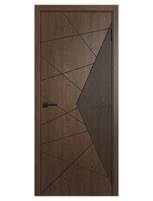 Межкомнатная дверь Wanmark Синди-2 ДГ текстура орех с врезкой