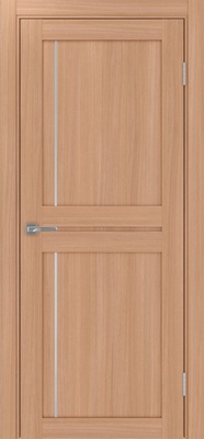 Межкомнатная дверь optima porte Турин 523АППSC.111 ЭКО-шпон Ясень тёмный