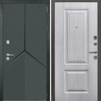 Входная дверь Kova Мерса Бренд сосна белая