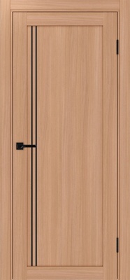 Межкомнатная дверь optima porte Турин 566АПП молдинг SB.111 ЭКО-шпон Ясень тёмный